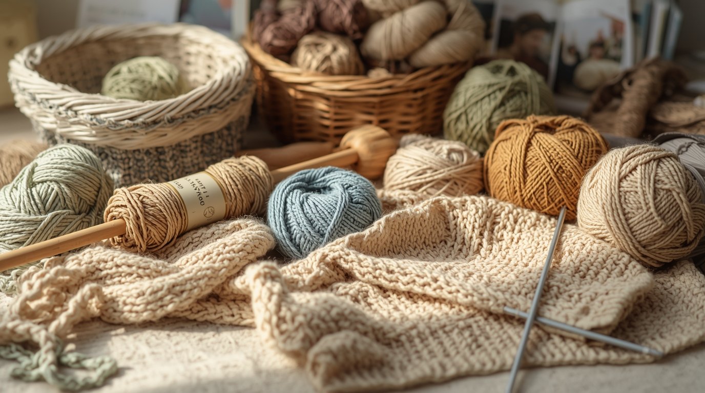 Neulonta ja lankakategorian kuva